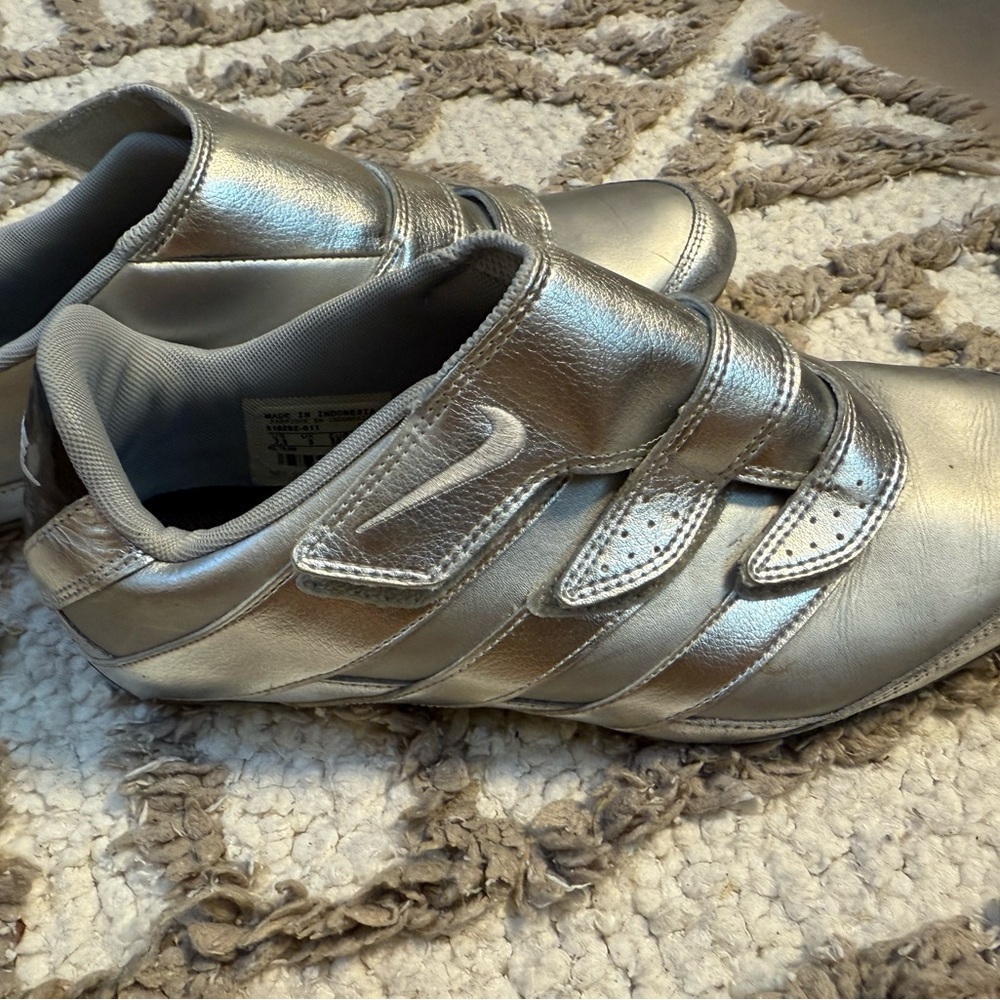 Nike Silver Athletic Shoes